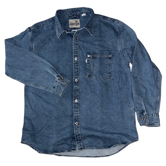 Levi’s SilverTab Oversized Denim Work Shirt - Japan - Picture 4 of 8